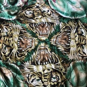 RARE Ed Hardy Christian Audigier Silk Scarf Shawl RARE Ed Hardy Christian Audigier Silk Scarf Shawl