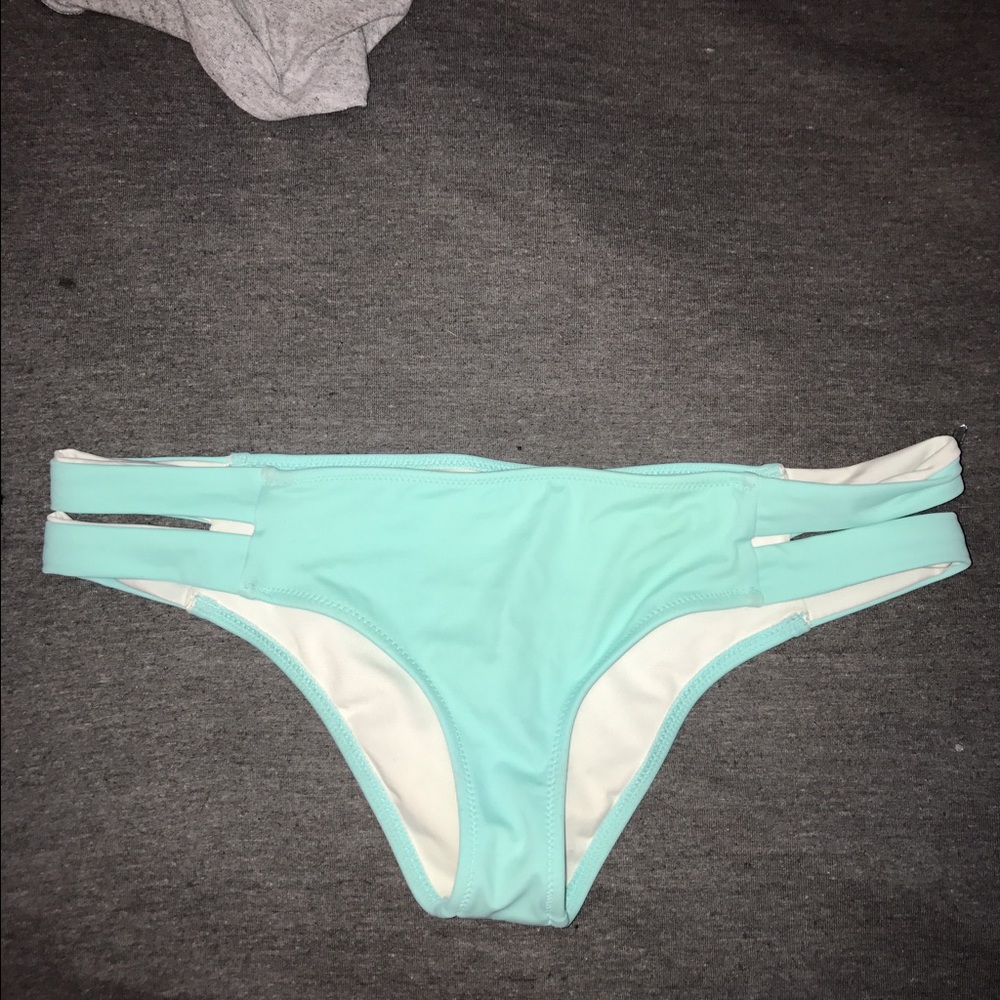 PINK-Victoria's Secret teal bikini bottoms