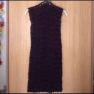 Purple infinity scarf