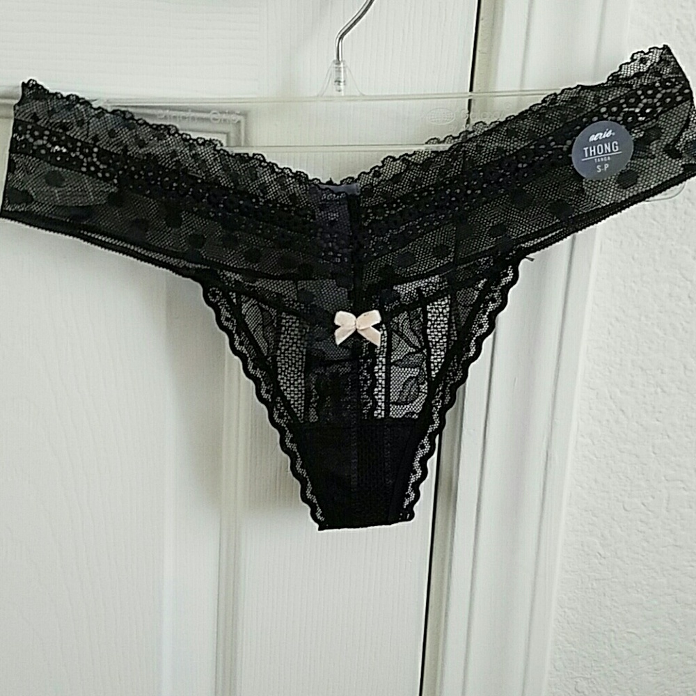 Aerie Lace Thong Pair