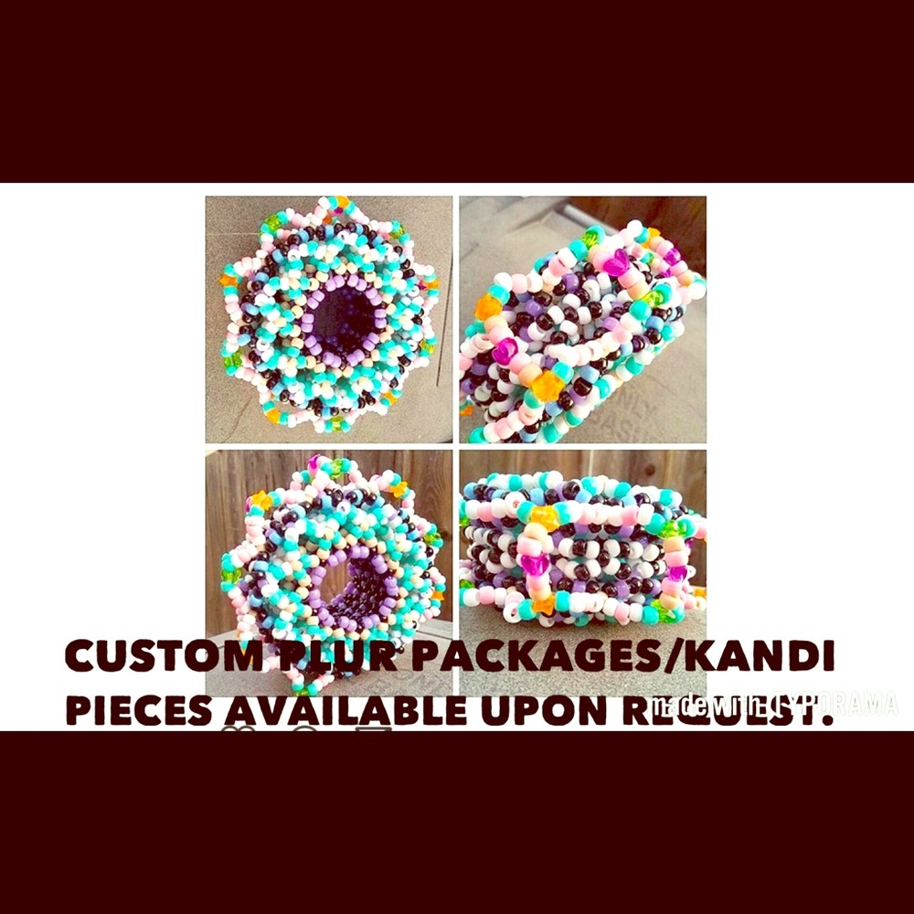 Custom made Kandi pieces made to order- Rave Kandi