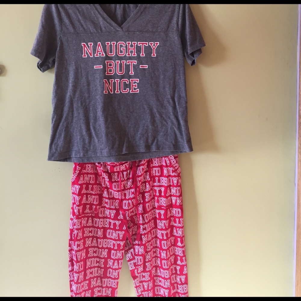 "Naughty But Nice" kids pajamas
