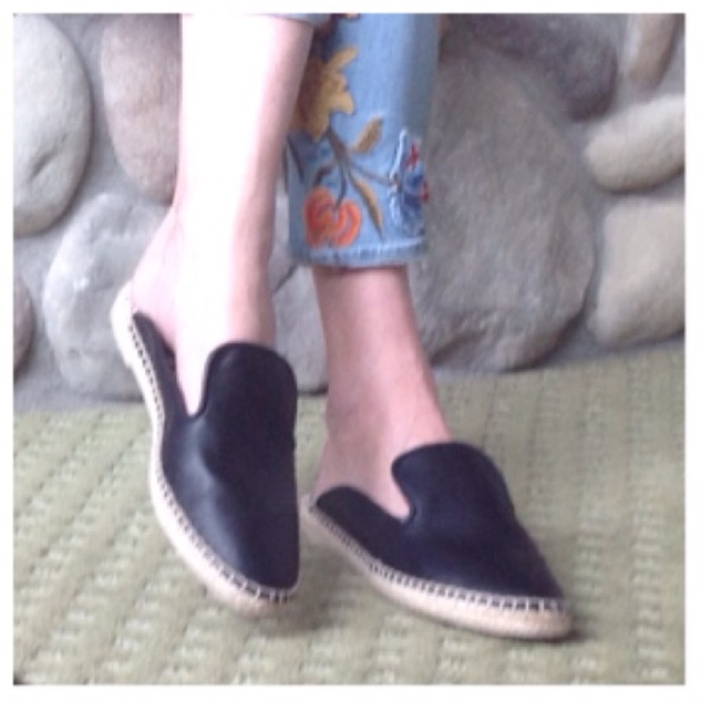 ๐๐HP Dolce Vita Leather Slip On Mule Espadrille - Picture 6 of 8