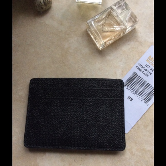 Michael KORS Black Jet Set Card Case - Picture 5 of 5