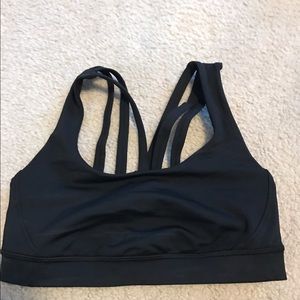 Lululemon black sports bra