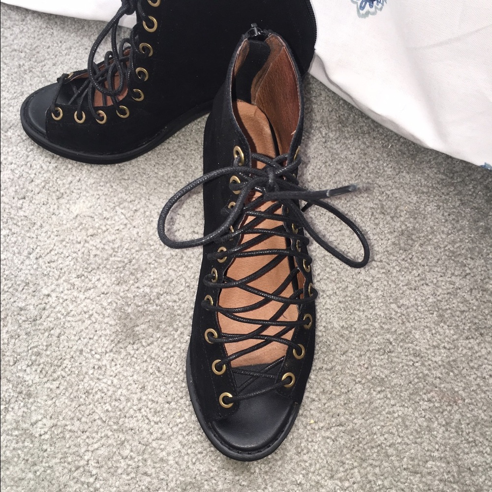 Jeffery Campbell "Cors" lace-up booties