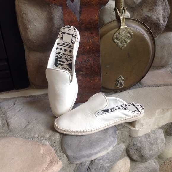 🍃💕NWT Dolce Vita Leather Slip On Mule Espadriile - Picture 5 of 8