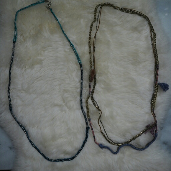 LOFT Beaded w/ Tassels and Vintage Necklace Bundle - Picture 7 of 7