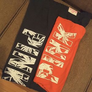 Tropical palm vs pink set