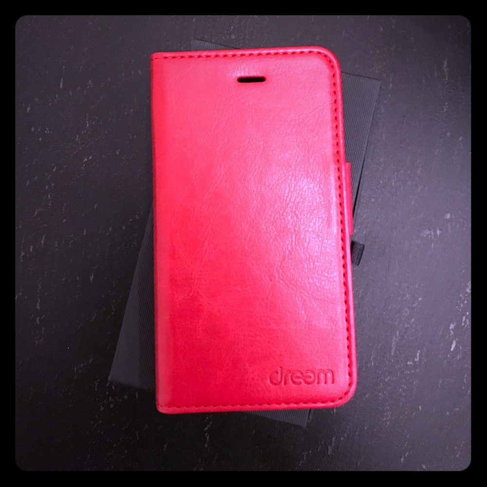 Fibonacci iPhone 6 Wallet case (red)