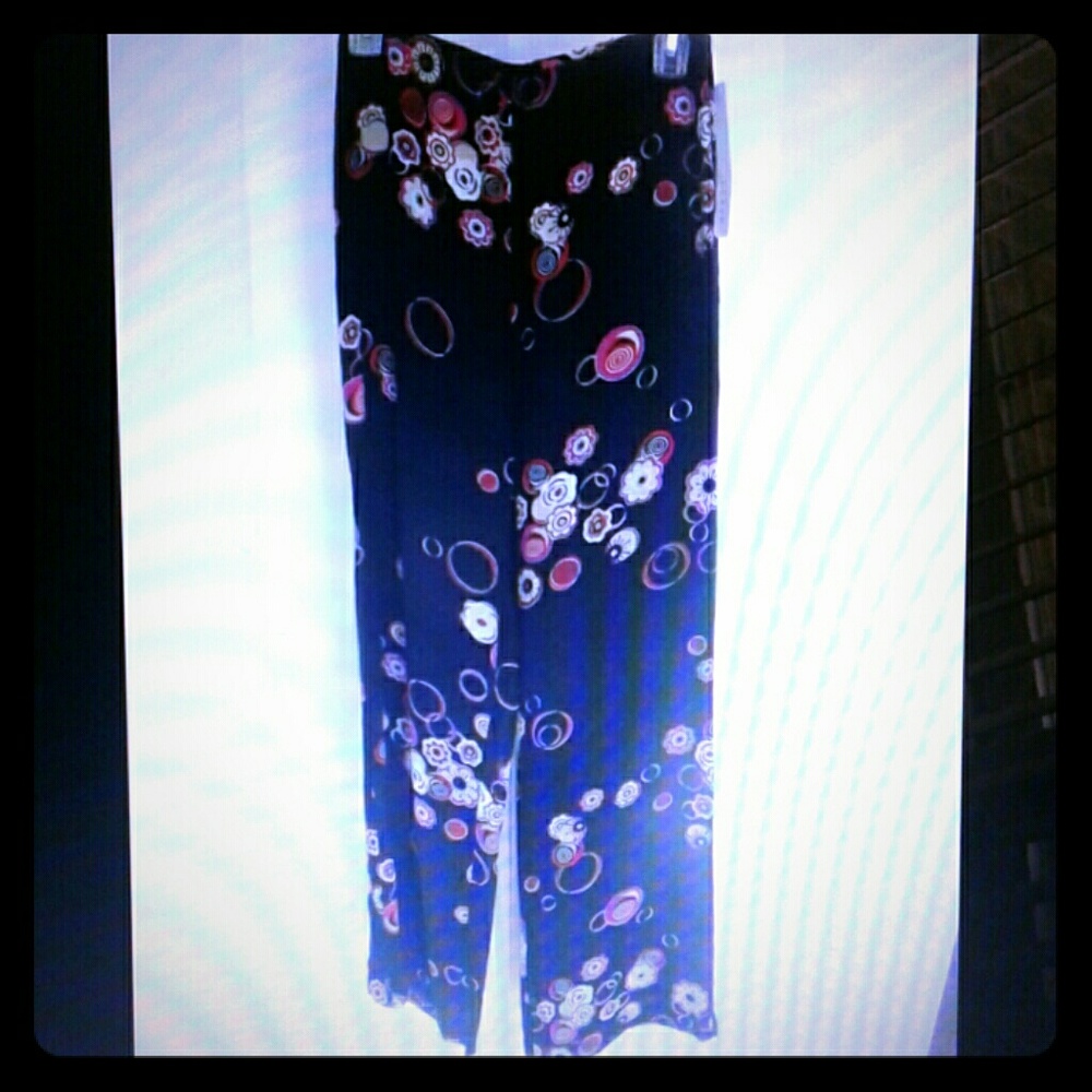 Central Falls Black Multi-Color Floral Fully Lined