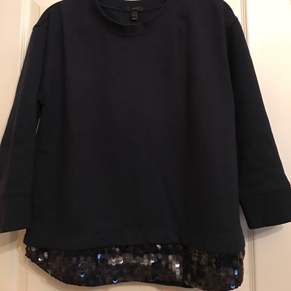 Navy sweatshirt