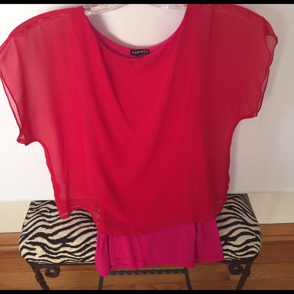 Pink & Red gorgeous shirt!