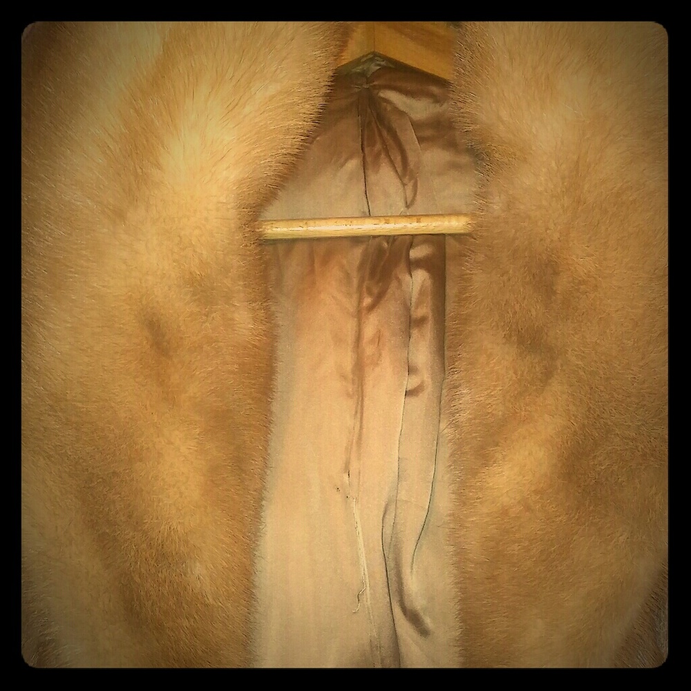 Mink coat..wrap style