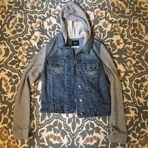 Urban Outfitters Jean Hoodie Jacket