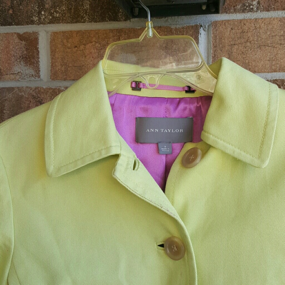 Ann Taylor Spring Peacoat size small - Picture 2 of 7