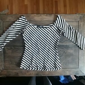 Betsy Johnson Stripe Top