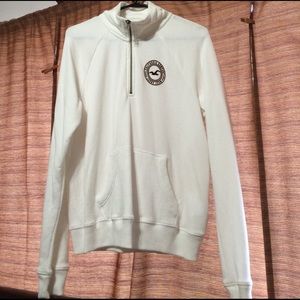 Hollister Half Zip Varsity Jacket.