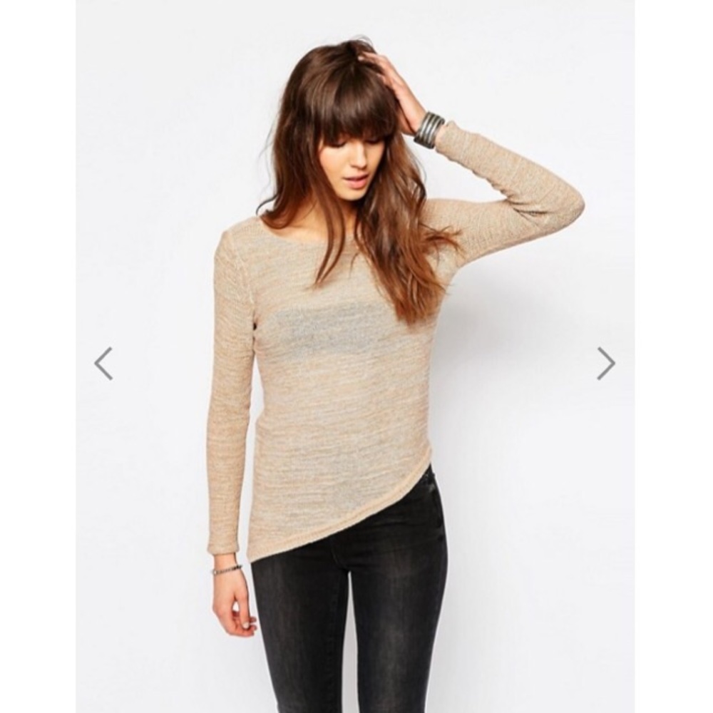 ASOS Asymmetric Hem Sweater