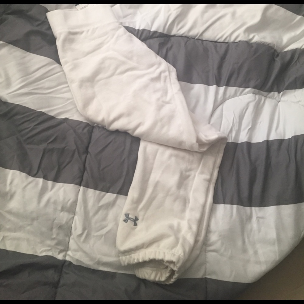 Under Armour white sweatpants