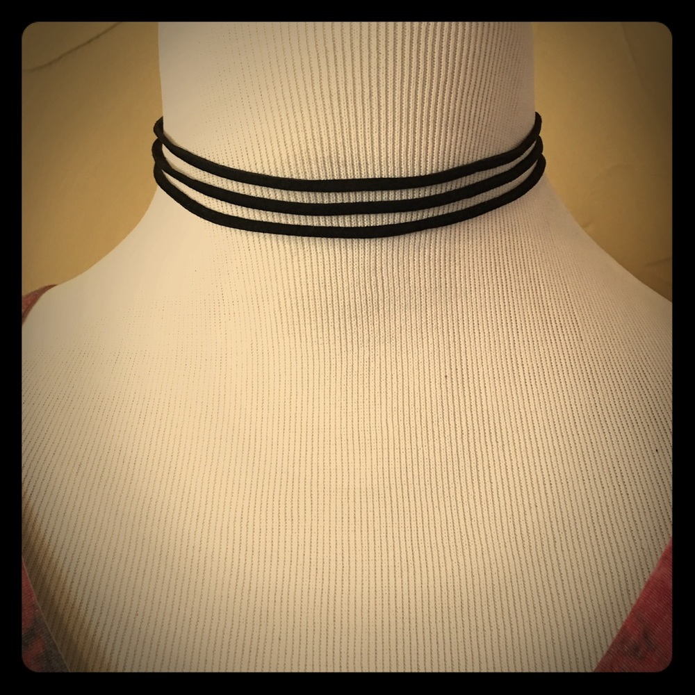 Three Layered Choker Necklace - Picture 1 of 2