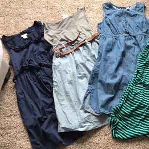 Navy Maternity dress