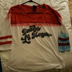 Harley quinn baseball tee