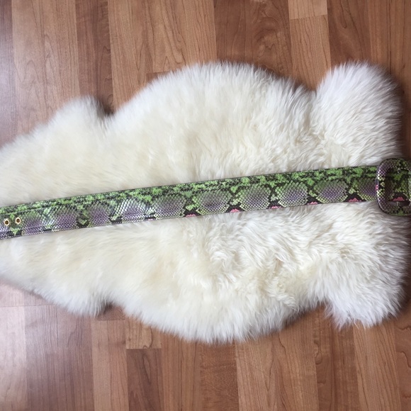 Michael Kors Genuine Python Belt - Picture 2 of 6