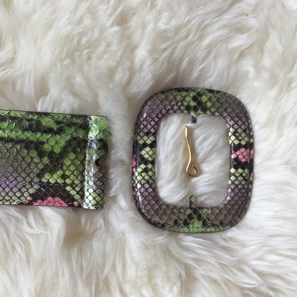 Michael Kors Genuine Python Belt - Picture 3 of 6