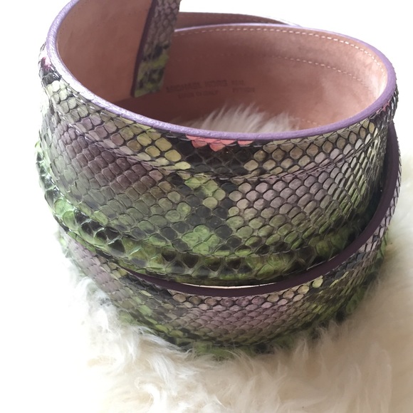Michael Kors Genuine Python Belt - Picture 5 of 6