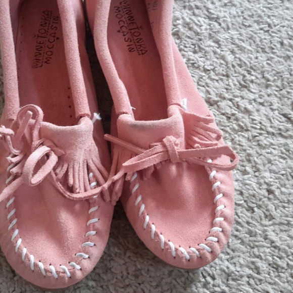 Shoes Driving Moccasins Pink Size Poshmark