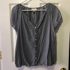 Loft linen blouse. Cap sleeve, great for summer!