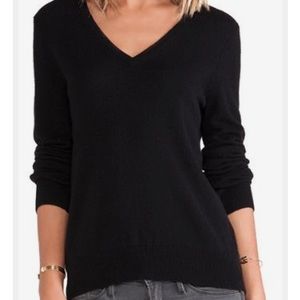 Loft | black v-neck sweater