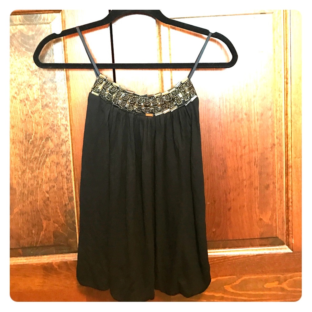 Flattering black top