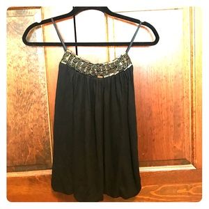 Flattering black top