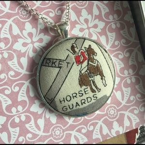 Handmade Designer Fabric London Pendant