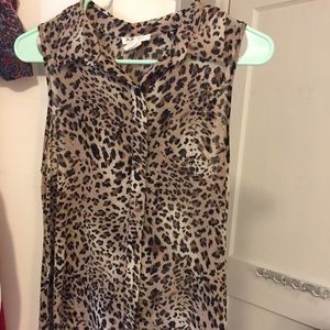 Cheetah blouse