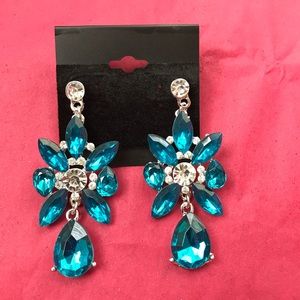 New Crystal Drop Statement Earrings Gorgeous