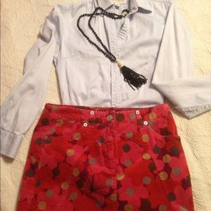 Sisley corduroy skirt. Size 0