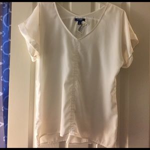 Off White Silky Shirt