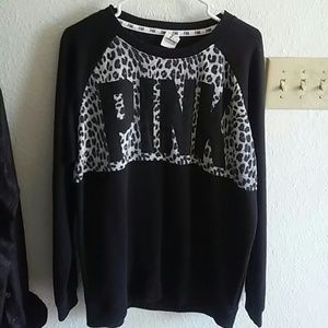 Rare black n white PINK sweatshirt