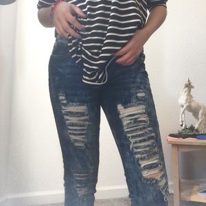 Acid Wash Skinny Jeans~size 5/6