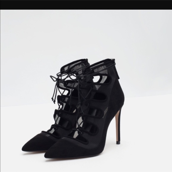 Zara Suede Ankle Bootie - Picture 2 of 4