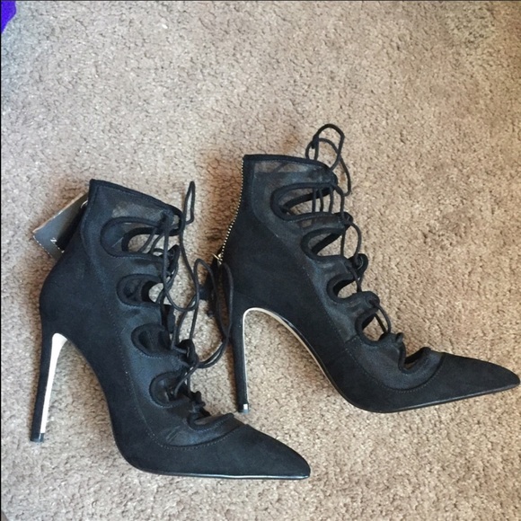 Zara Suede Ankle Bootie - Picture 3 of 4