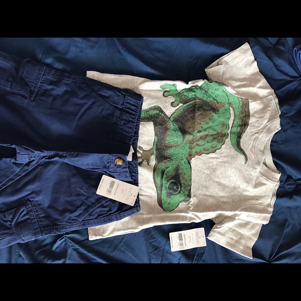 T-Shirt and Cargo Shorts