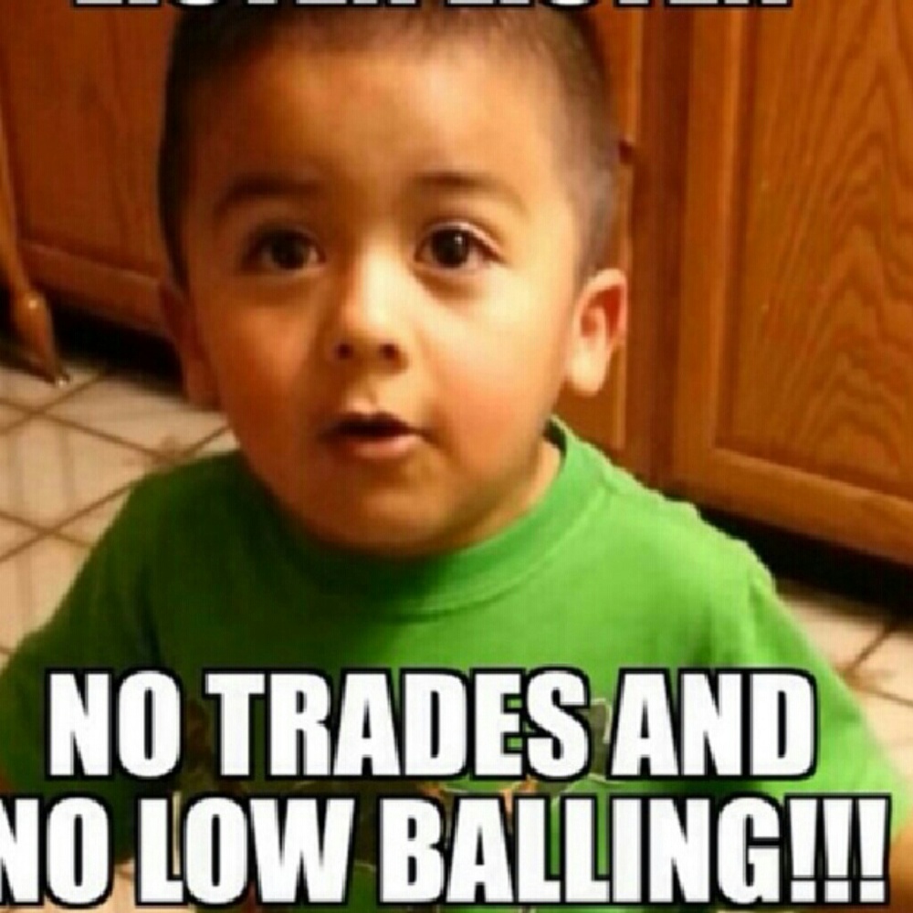 I'M UP FOR REASONABLE OFFERS