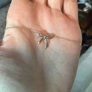 Authentic Tiffany & Co. bow necklace
