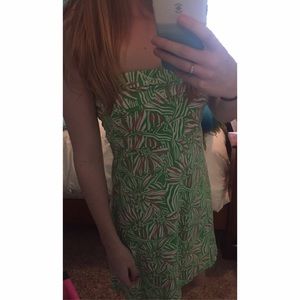 Lilly Pulitzer strapless dress