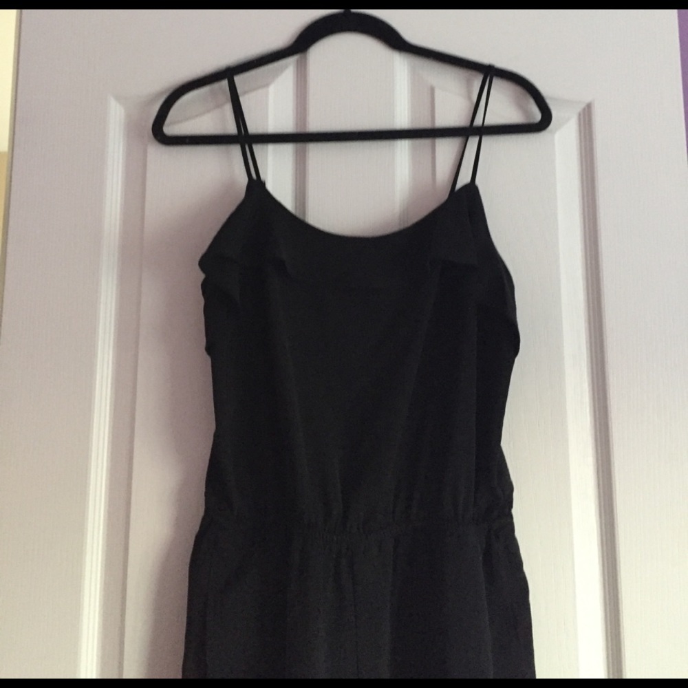 Black Long Romper