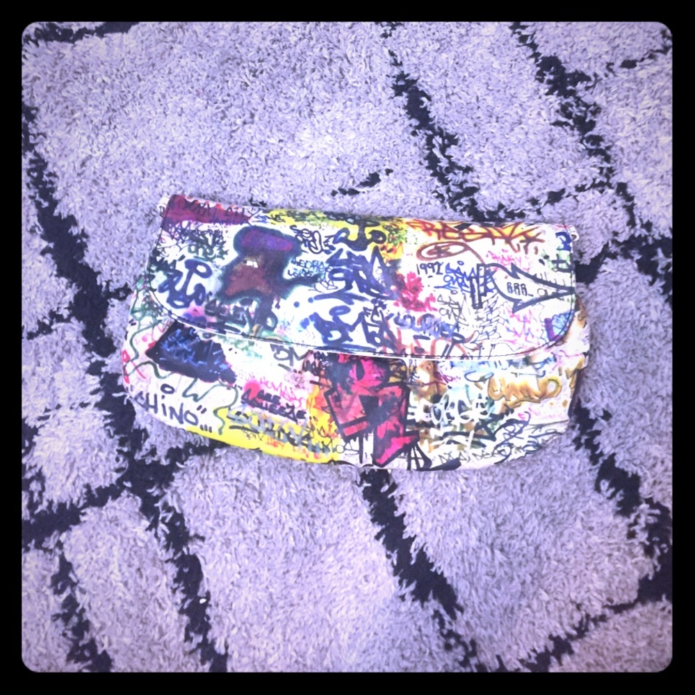 Rachel Roy Graffiti Clutch